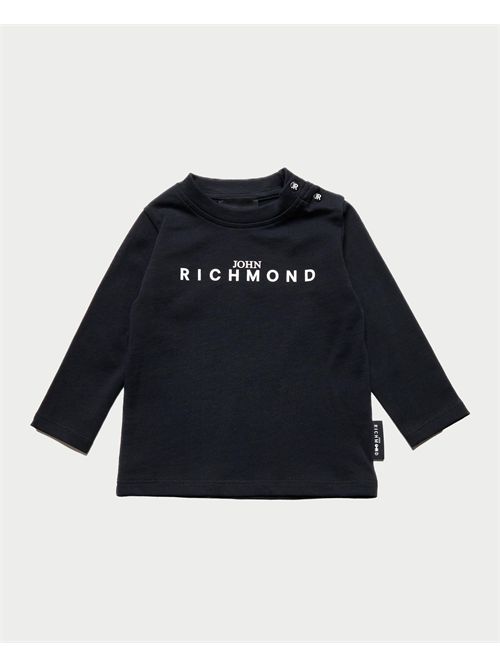 John Richmond children's long-sleeved t-shirt with logo JOHN RICHMOND | RIA25012TSBLACK